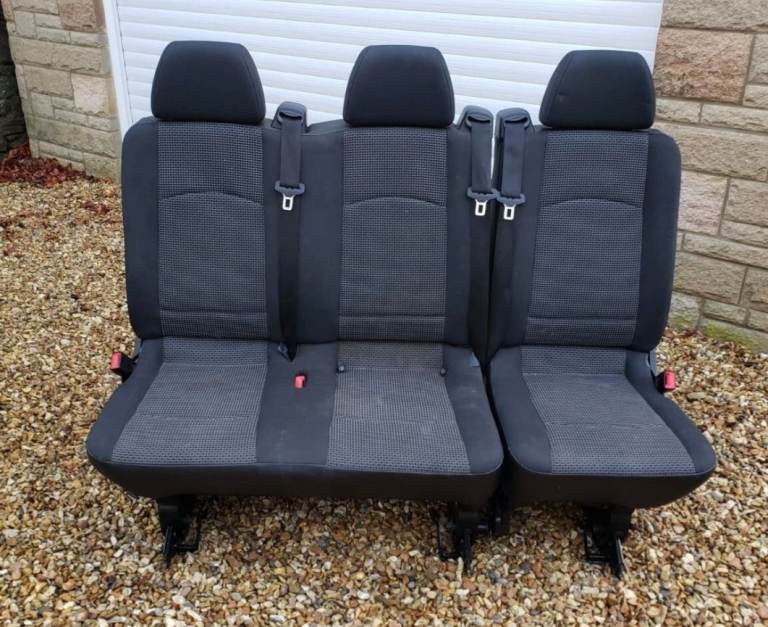 Mercedes Vito W639 Van Rear 2 + 1 Bench and single seat. Set of 3. Superb!