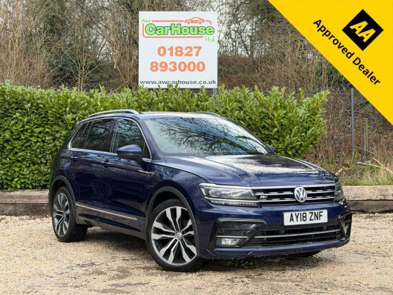 2018 18 VOLKSWAGEN TIGUAN 2.0 TDI R-LINE SUV 5DR DIESEL MANUAL EURO 6 (S/S)  DIE