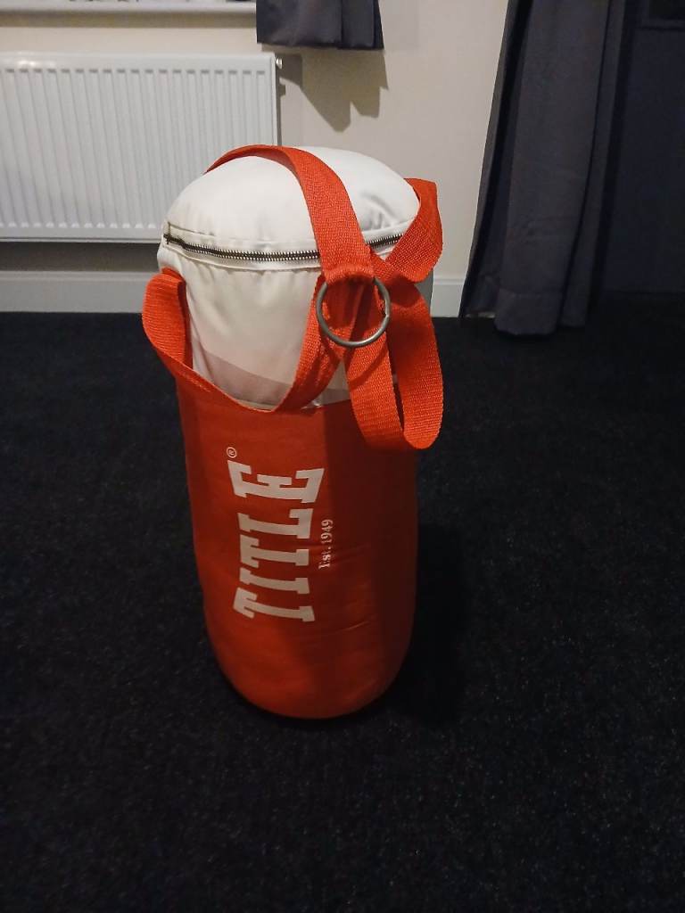 TITLE Boxing Punch Bag – Red, Good Condition