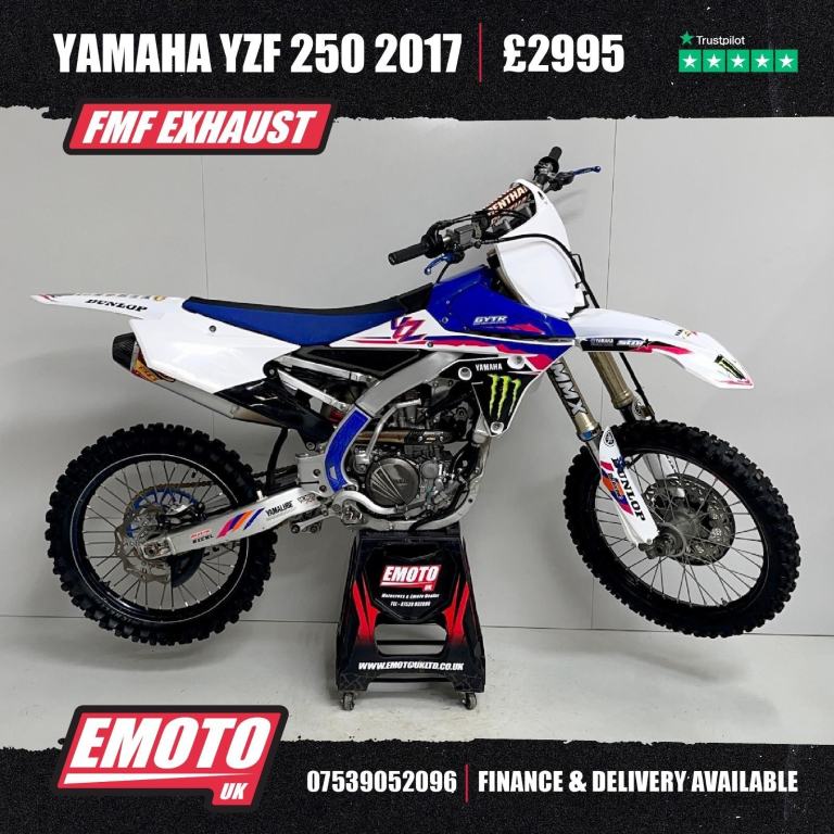 YAMAHA YZF 250 2017 Motocross Bike 250cc @EmotoUK - Finance Available