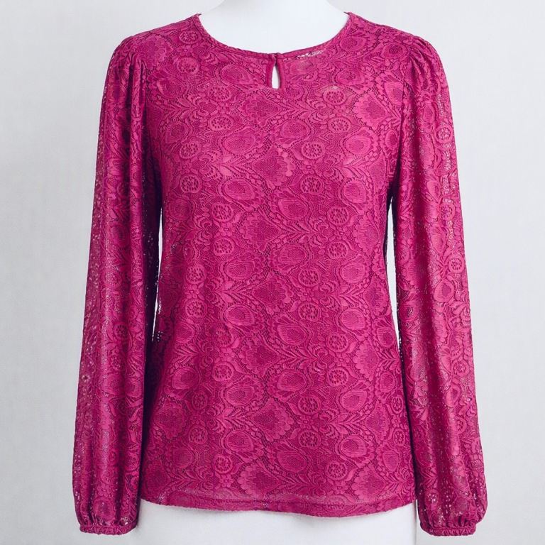 Attractive Pink Lace Top+Camisole • Sainsbury's TU • Autumn/Winter • Size 18 