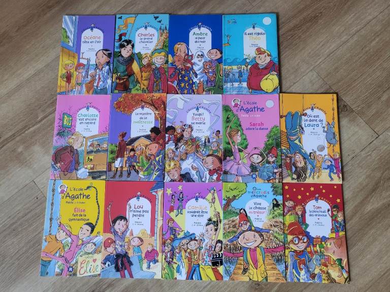 14 L'ecole d'Agathe French Kids Books