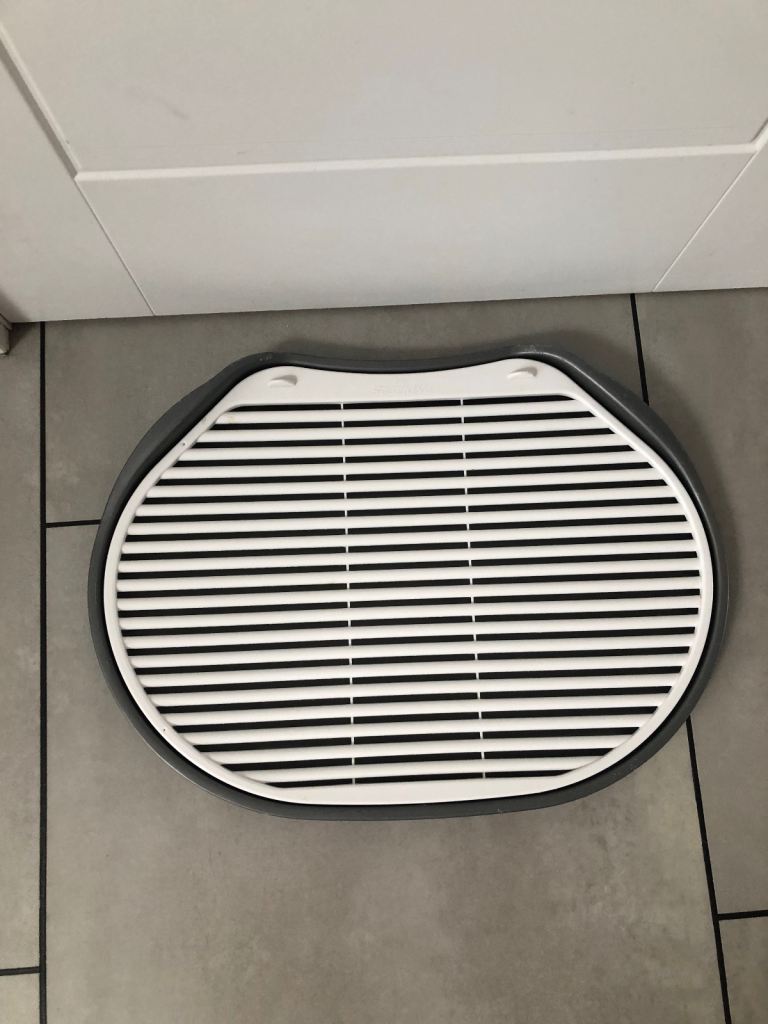 Cat litter collecting tray