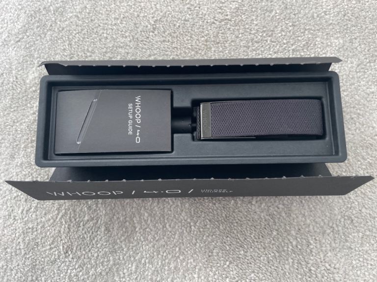 Whoop 4.0 Band and battery pack - boxed