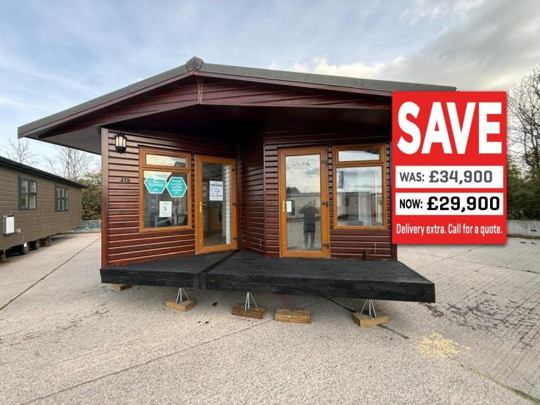 2 Bed Offsite Twin Lodge for Own Land, Farms, Self Build - Bath, Ensuite, DG, CH