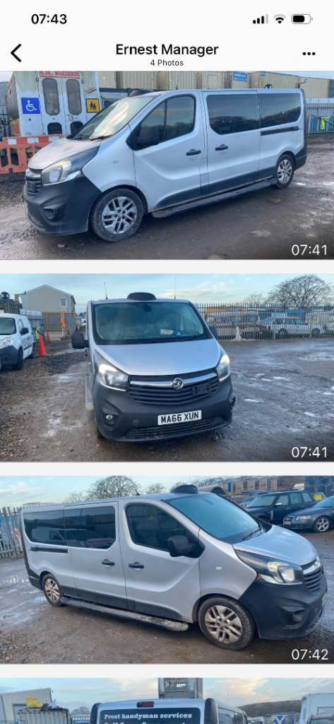 Vauxhall vivaro & Vauxhall Movano wanted for export 