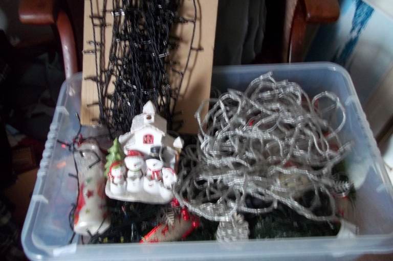 Christmas Decorations Bundle - Lights, Garlands, Ornaments