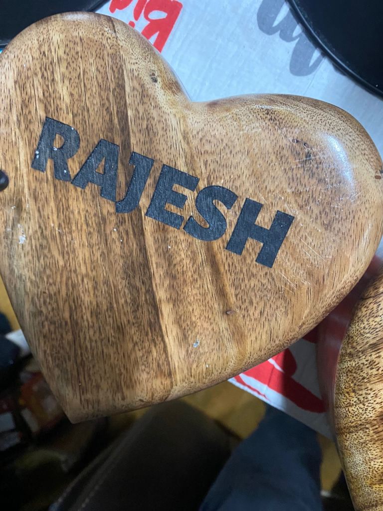 RAJESH named jewellery trinket box 