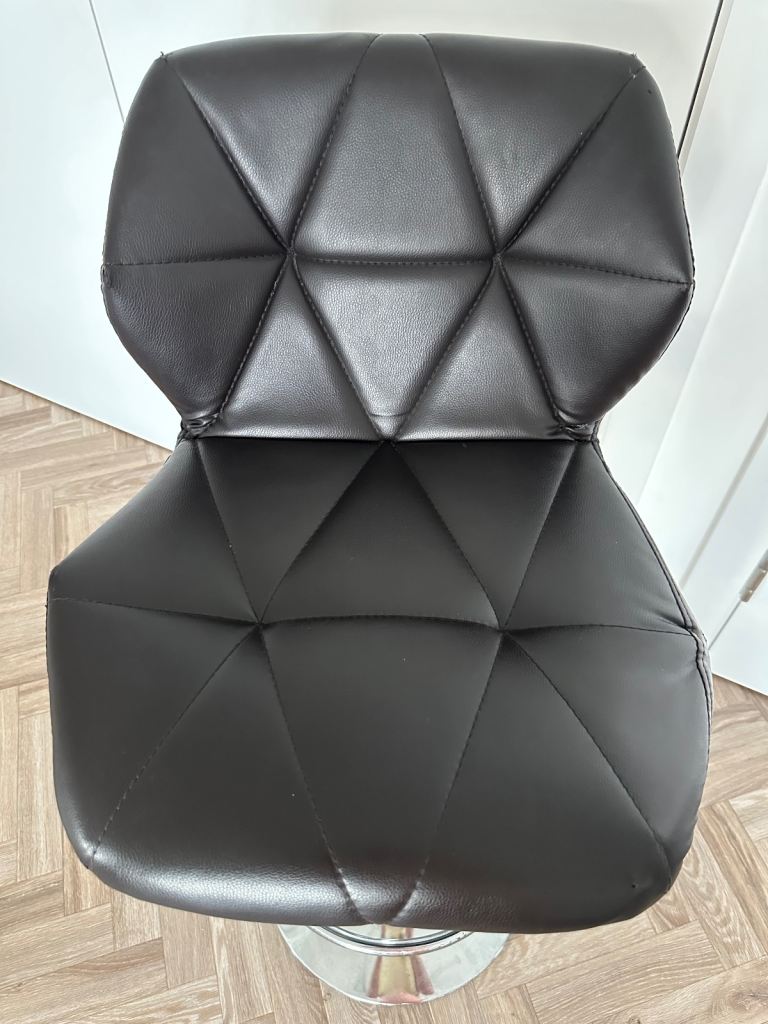 Bar stool dark brown color 