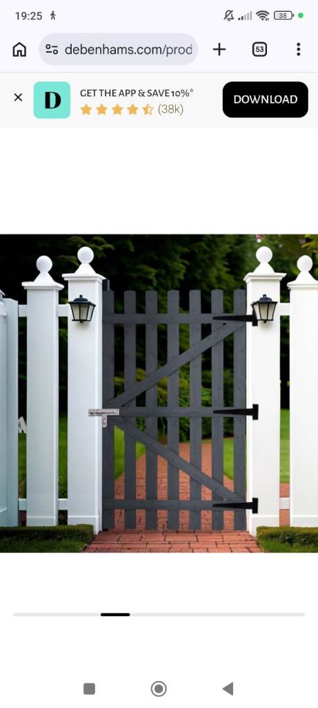 New garden gate, never used