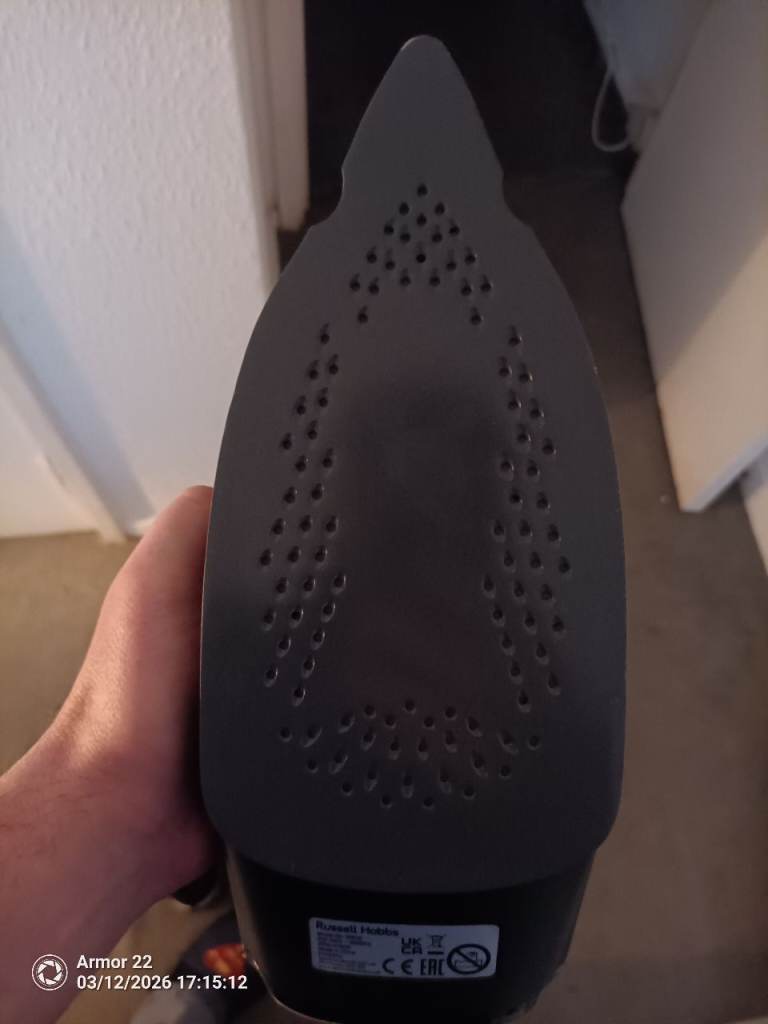 Russell Hobbs Iron Powersteam Ultra Continious Steam 3100w glitter Black 20630 A