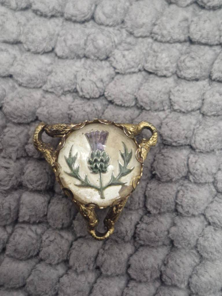 Vintage jewellery brooches, scarf clips/rings