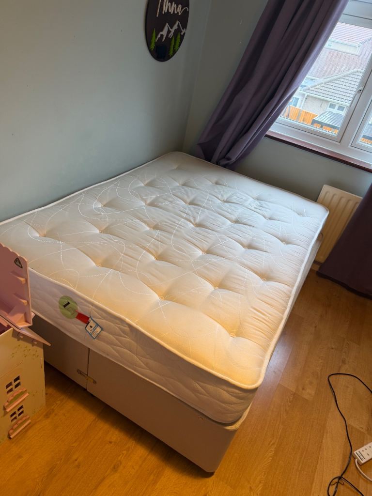 Double bed with mattress - free 