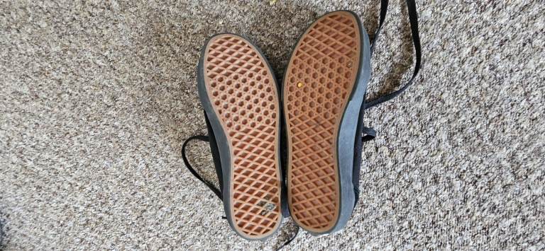 image for Women's VANs black trainers size 5