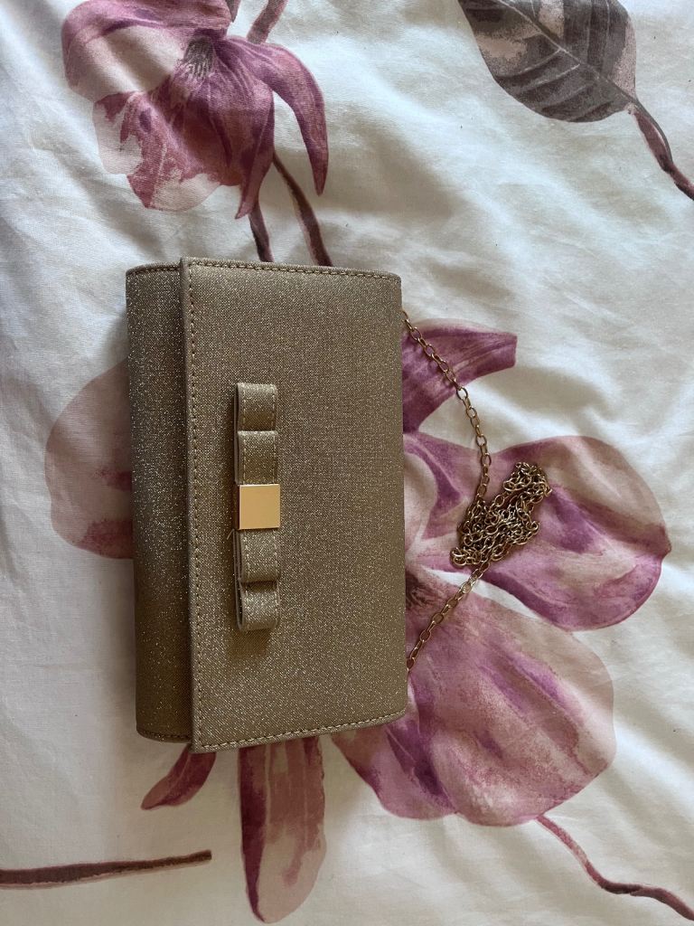 Gold handbag
