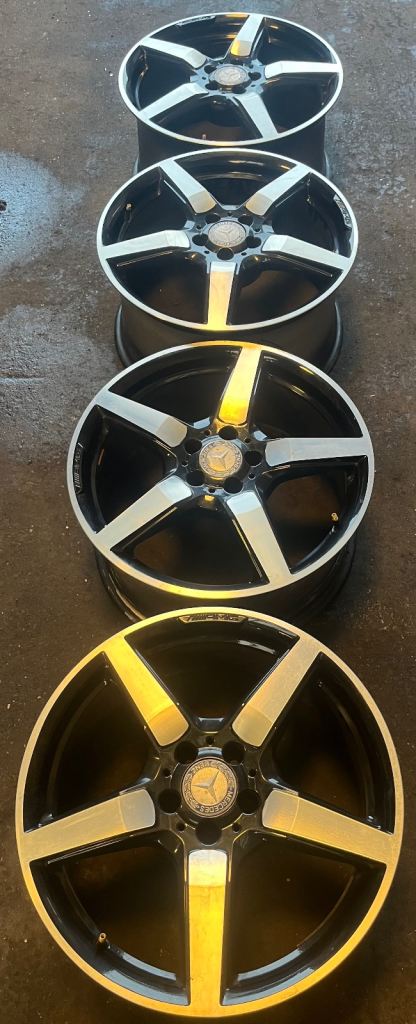 19” Genuine Mercedes CLS AMG Alloy Wheels: 5x112