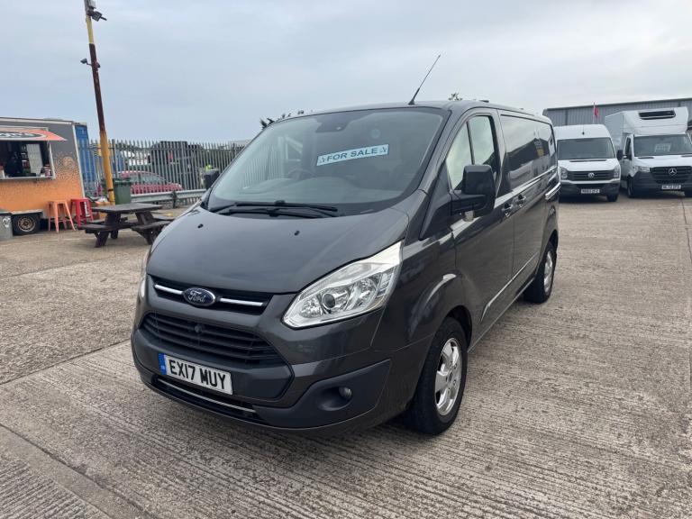 2017 FORD TRANSIT CUSTOM LIMITED 2.0 TDCi 130ps LOW ROOF SWB PANEL VAN IN GREY