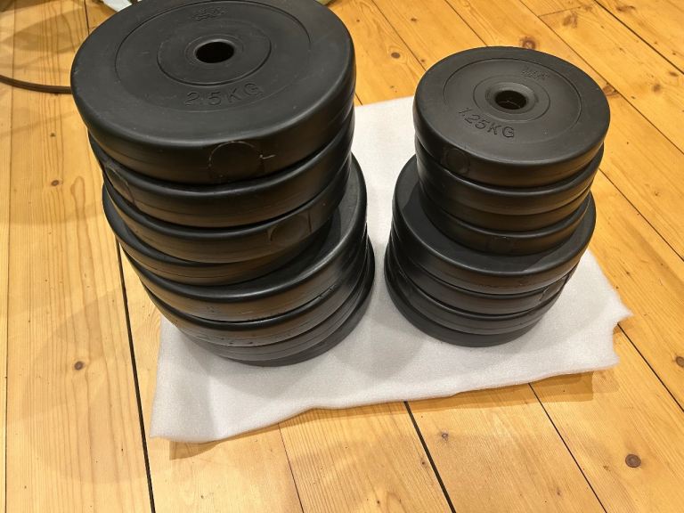 We R Sports 45kg Vinyl Weight plates set