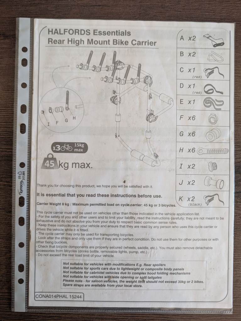 image for Bike carrier for car