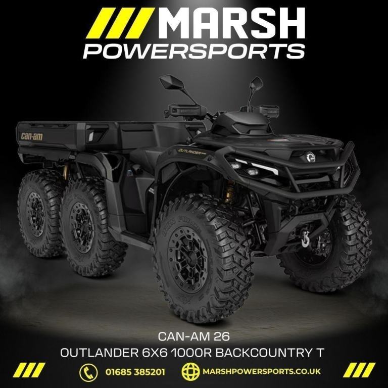 Can-Am Outlander 6x6 1000R Backcountry T 2026 - Can-Am Dealer - NOW REDUCED!