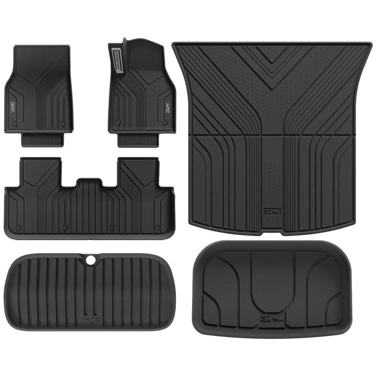 [New] 3W 6Pcs - All Weather Auto Mats For Tesla Model Y Juniper/Premium/Performance 2025-2026 RHD