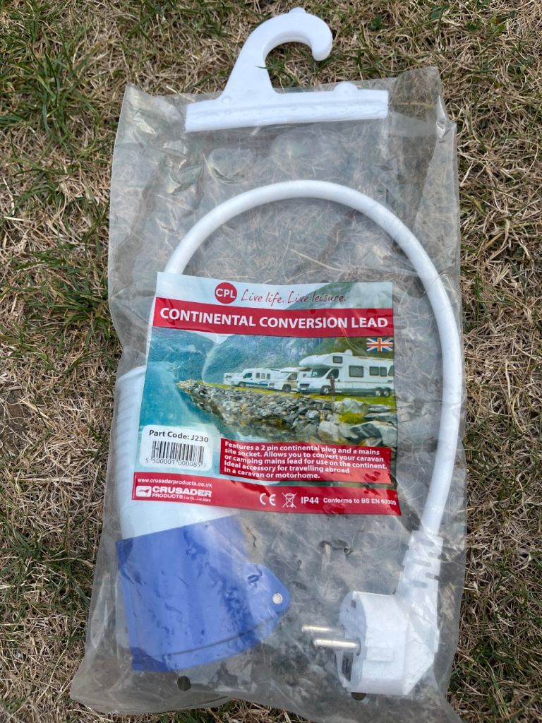 Crusader Continental Conversion Lead for Camping and Caravans - New