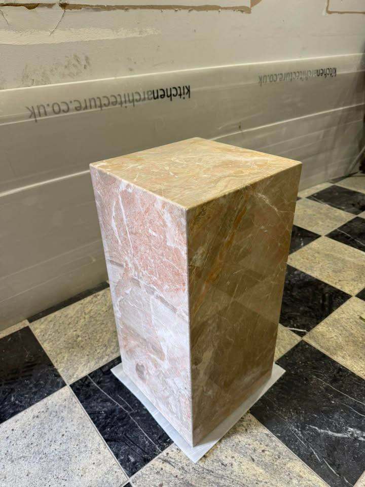 Breccia Oniciata Marble Plinth