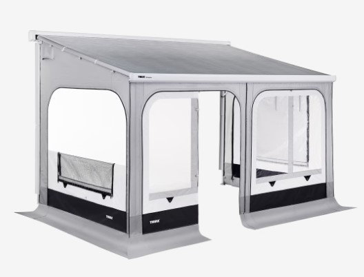 Thule/Omnistor awning Panorama/Residence Room for motorhome.A canopy into a room.