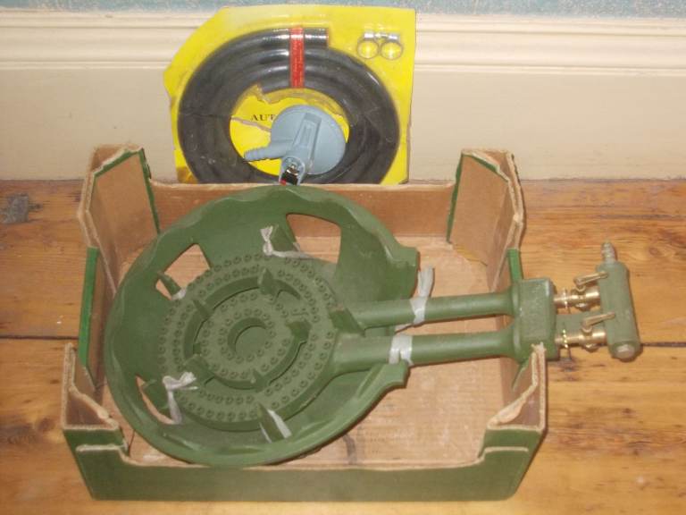 Humungous heavy duty gas hob for wok and Asian stir fry cooking