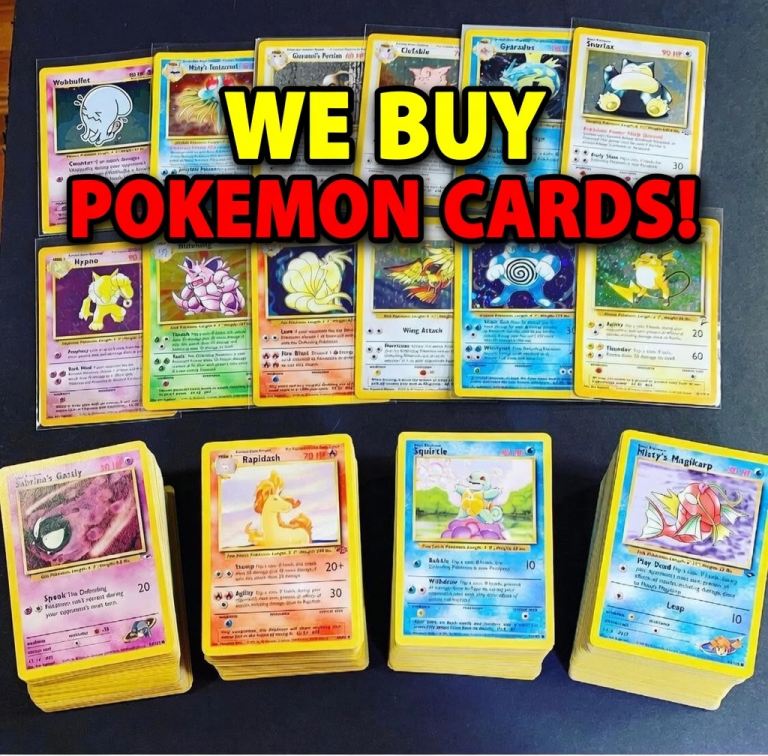 Buying Pokémon cards 