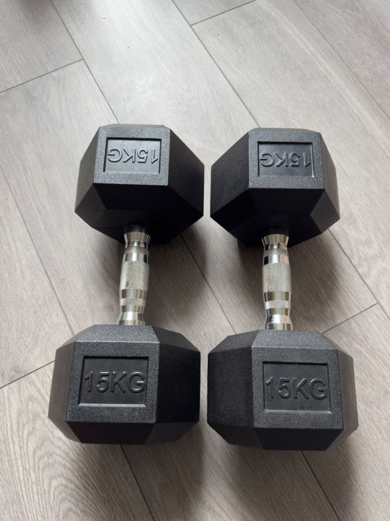 15 kg dumbbells 