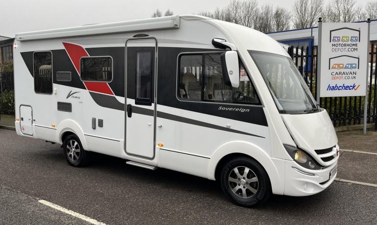 Burstner Sovereign Viseo i700, Automatic, 12912miles, 4-berth/4-belt | 