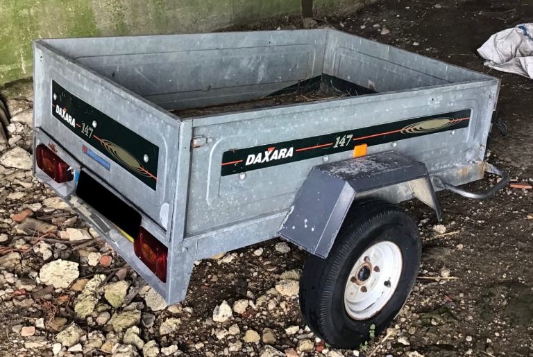 Car Trailer Daxara 147 with tipper feature