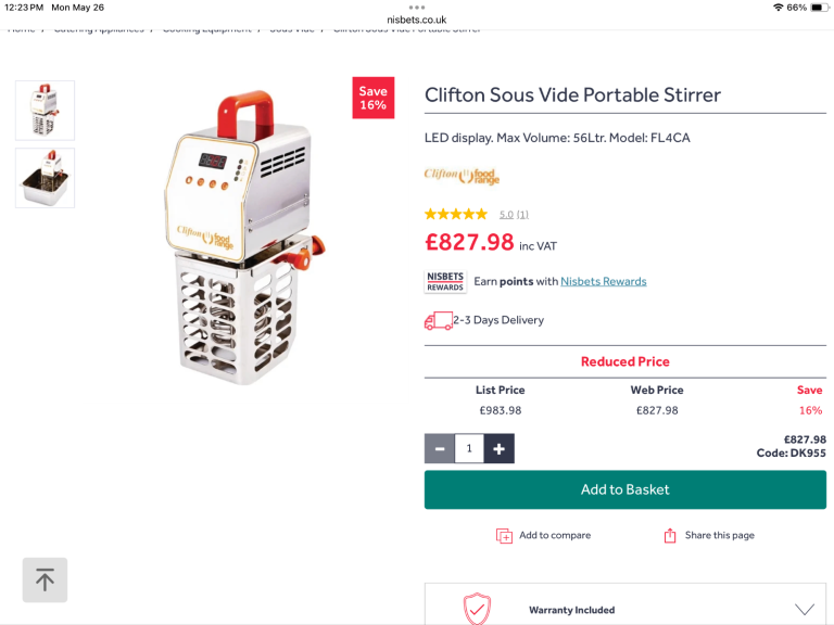 image for Comercial Heated Portable Stirrer, Stirrer