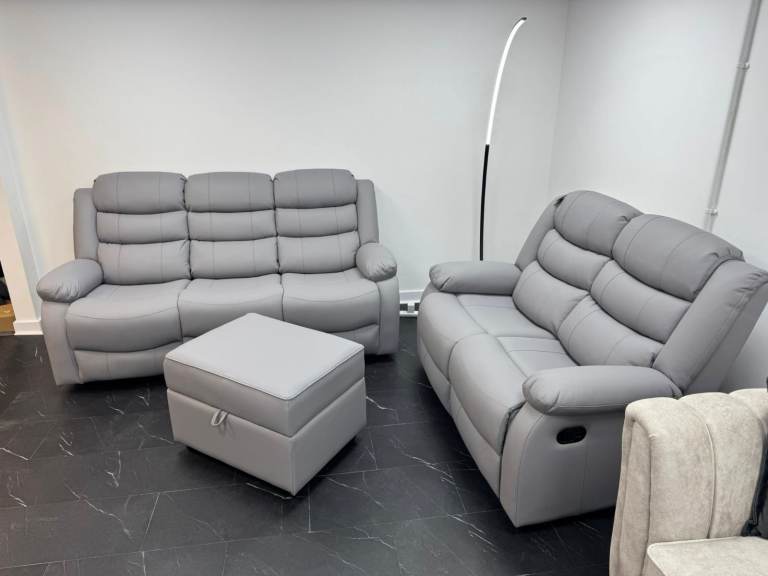 Weekend Sale 30% OFF ⚡ Same Day Delivery🌍Corner & 3+2 Seater Roma Electric Recliner Sofa Set🛋️COD