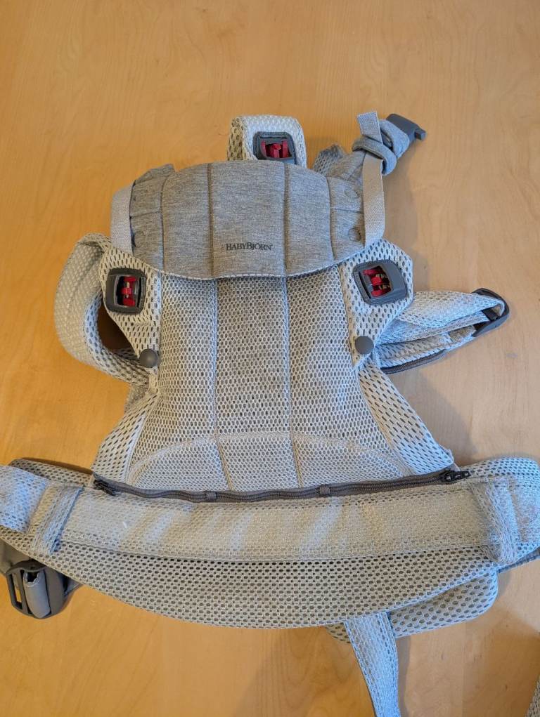 BabyBjörn carrier harmony, 3d mesh, silver
