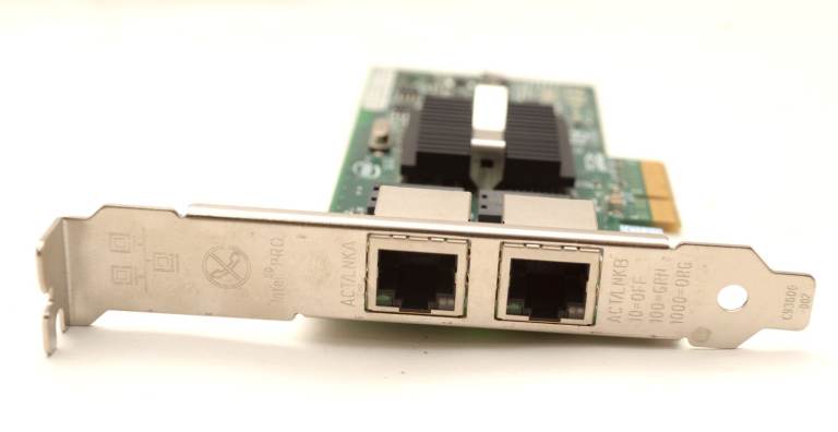 Dual Port Gigabit Ethernet Network Card Intel D33025 model 412651-001 PCIe 