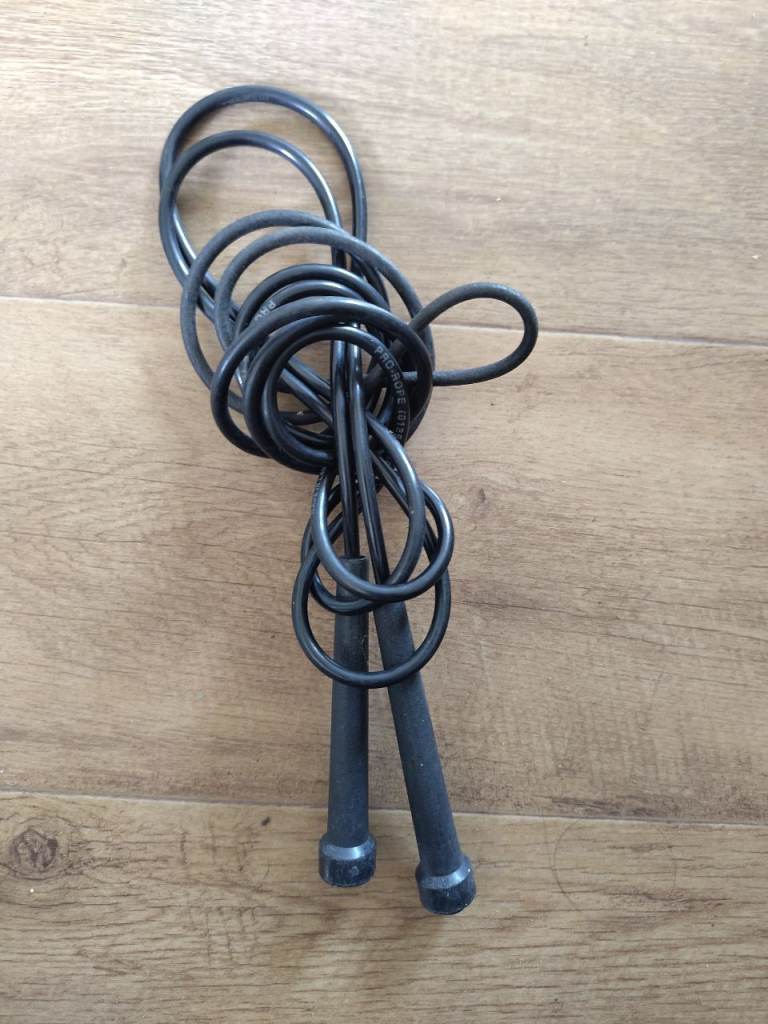 Black Skipping Rope - Good Condition
