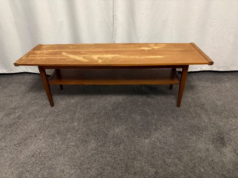 Myer mid century coffee table teak side table 