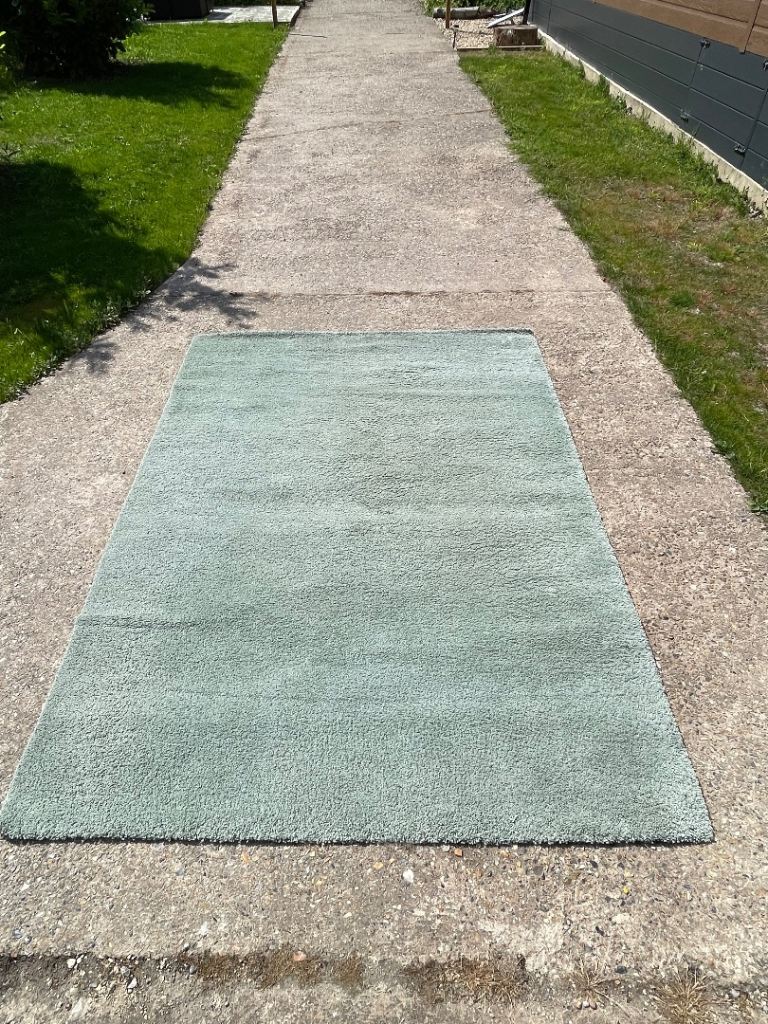 Turquoise large rug