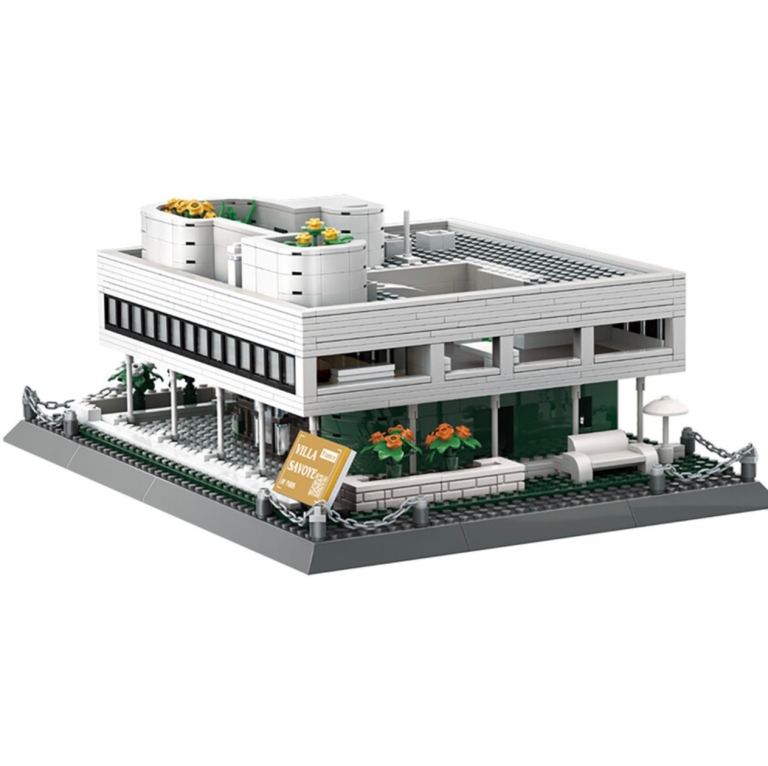 Villa Savoye-Paris France 1226Pcs Building blocks Set for Hobby Builders 6+ ,50cm*35cm*8cm