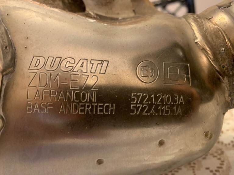 Ducati Monster Pre-Silencer ZDM-E72 | 572.1.210.1B | 572.4.115.1A