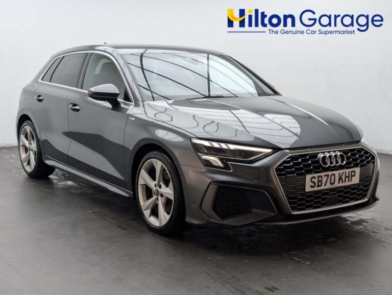 2021 Audi A3 1.0 TFSI 30 S line Sportback 5dr Petrol Manual Euro 6 (s/s) (110 ps) CRUISE HATCHBAC...