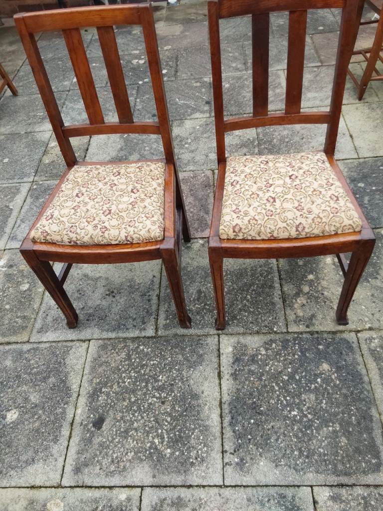 Old dining chairs 