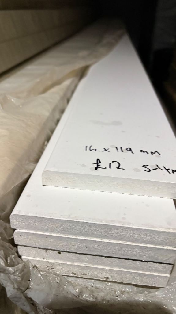 Mdf 5” skirting board 5.4 m