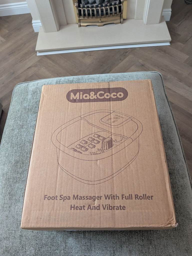 Mia&Coco Foot Spa Massager with Heat and Vibration – NEW