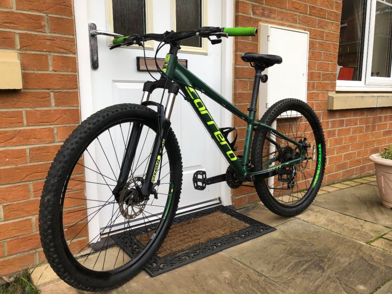 Carrera mountain bike small adult 27.5 wheels 14” frame bicycle adult to junior 