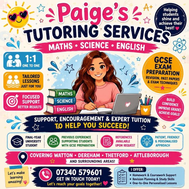 Paige’s Tutoring Services 