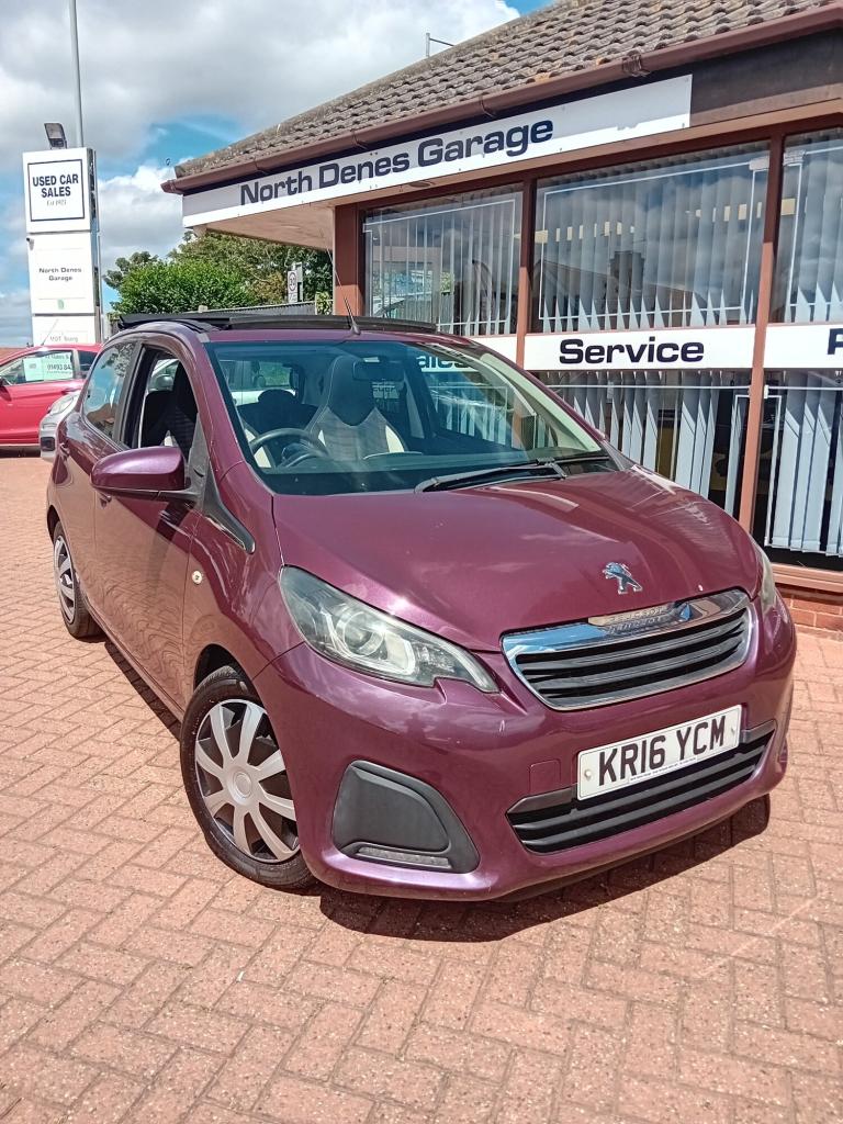 2016 Peugeot 108 1.0 Active 5dr HATCHBACK Petrol Manual