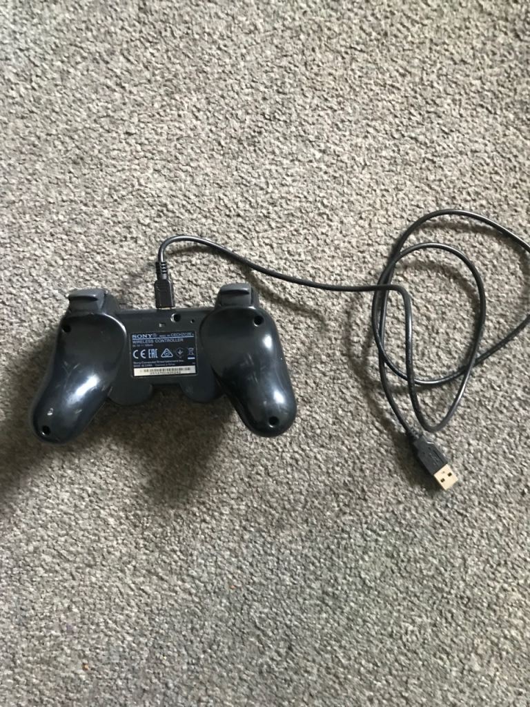 Sony PS3 Controller with USB Cable – Good Condition